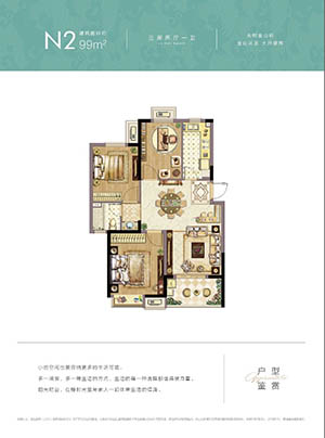 N2户型-建面约99㎡